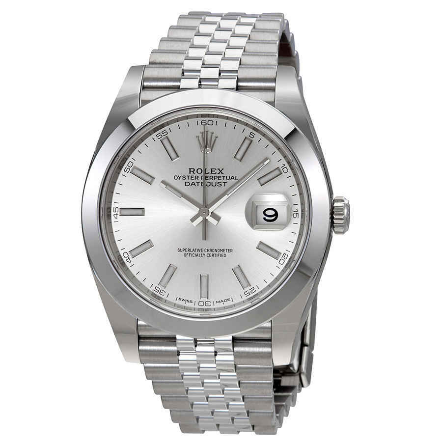 Rolex Datejust Silver Dial Automatic Mens Jubilee Watch