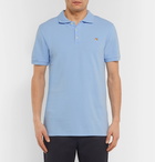 Maison Kitsuné - Cotton-Piqué Polo Shirt - Blue