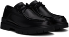 Hugo Black Double Stitching Derbys