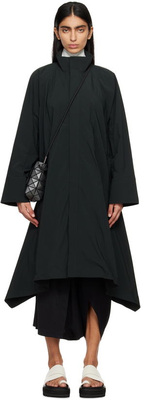 Photo: 132 5. ISSEY MIYAKE Black Trapezoid Coat
