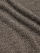 De Bonne Facture - Alpaca and Wool-Blend Half-Zip Sweater - Gray