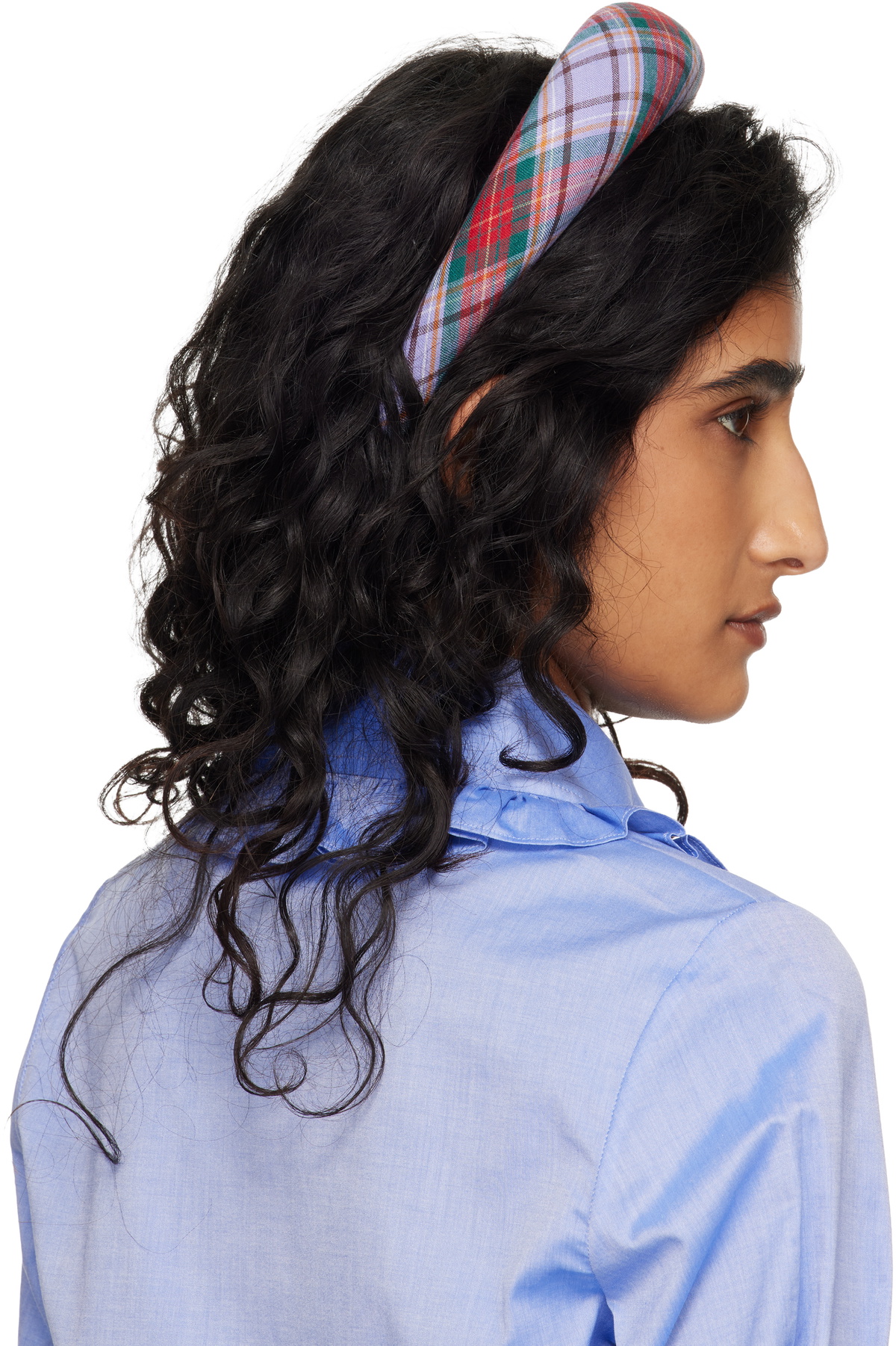 Vivienne Westwood Purple & Red Louth Tartan Large Headband