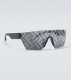 Fendi FF Squared shield sunglasses