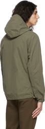C.P. Company Khaki Flatt Nylon Hooded Jacket