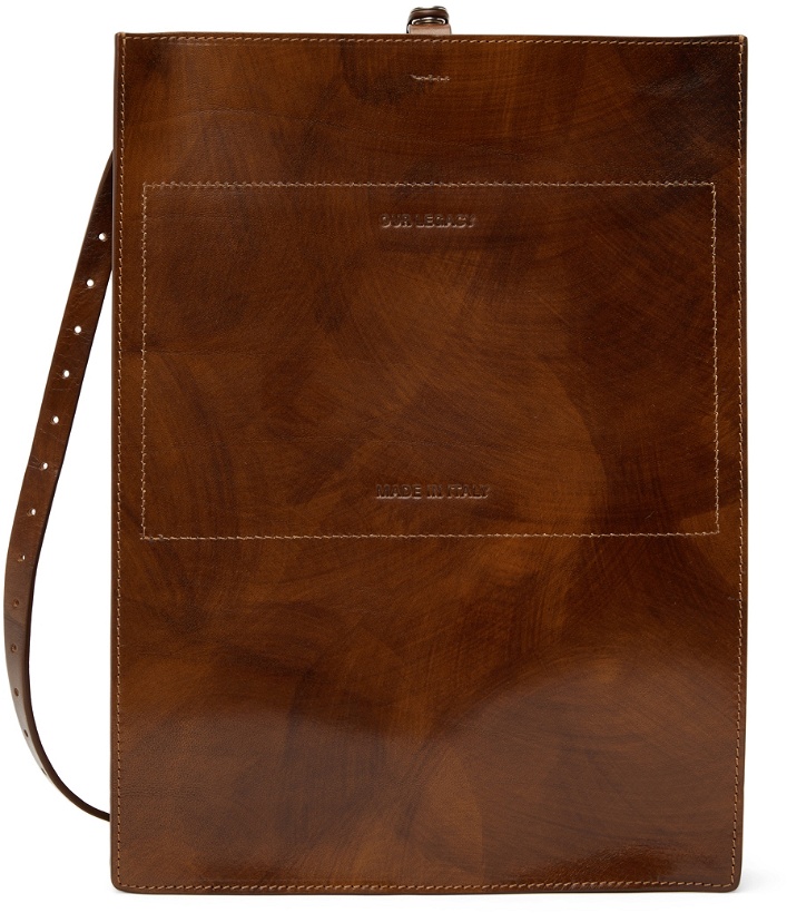 Photo: Our Legacy Tan Cloudy Leather Sub Tote Bag