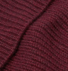 J.Crew - Ribbed Cashmere Beanie - Burgundy