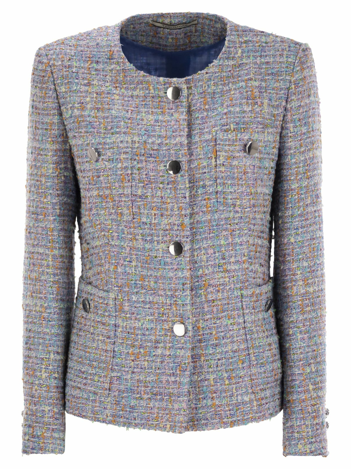 スーツ TAGLIATORE Crew-neck jacket with front pockets Tagliatore Crew-neck Jacket With Front Pockets Tagliatore