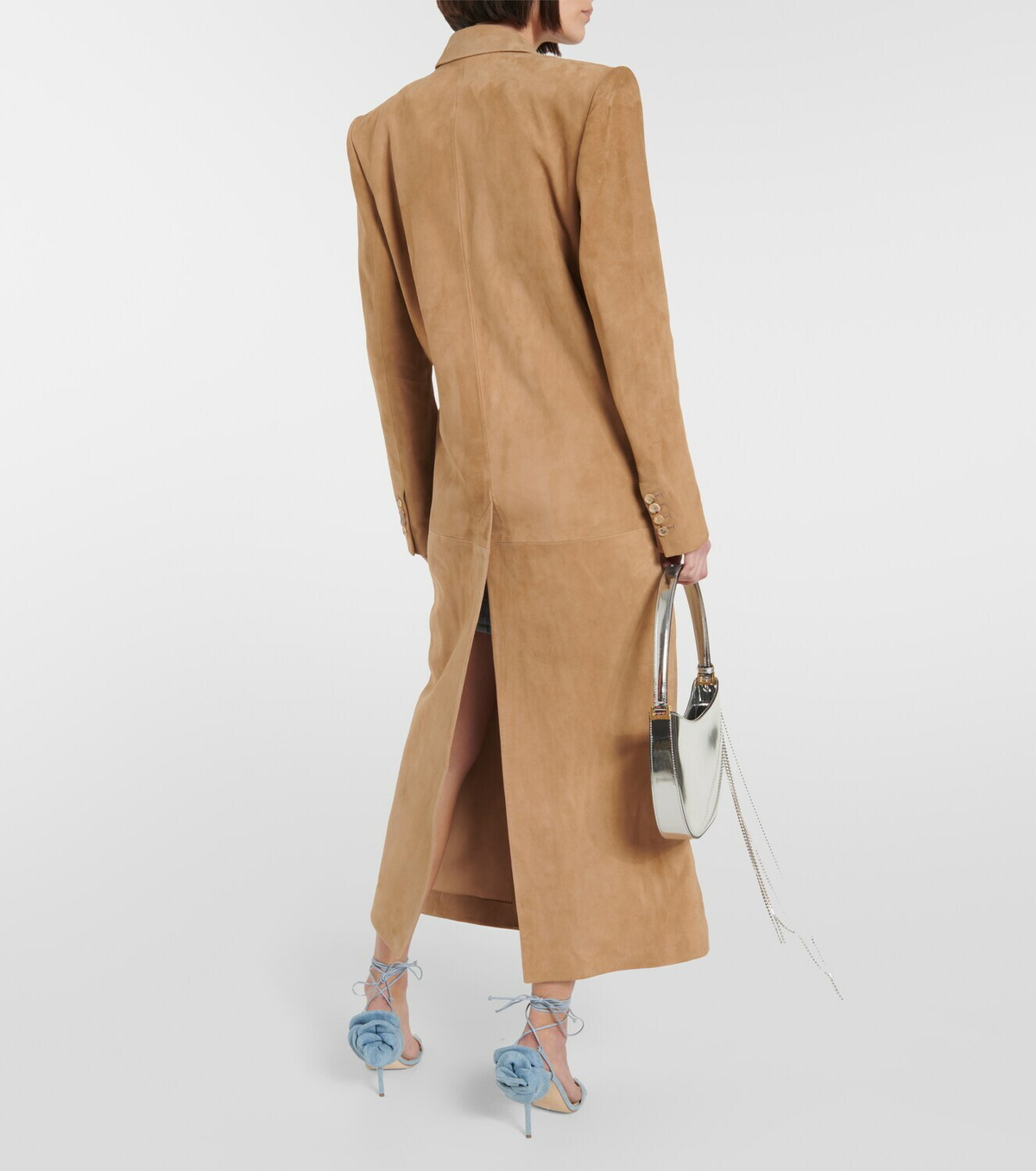 MAGDA BUTRYM 250722NAVY 関税送料込 Magda Butrym cut-out-detail Maxi Skirt | Neutrals | FARFETCH JO