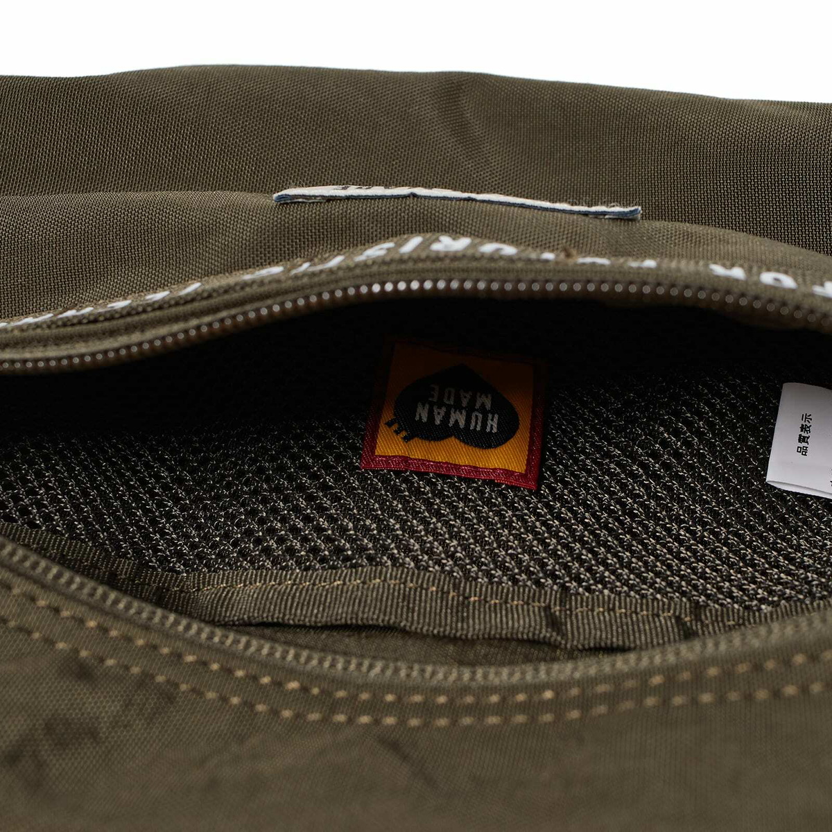 Human Made Men's Sacoche Bag in Olive Drab Human Made