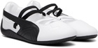 PUMA White Speedcat Ballet Sneakers