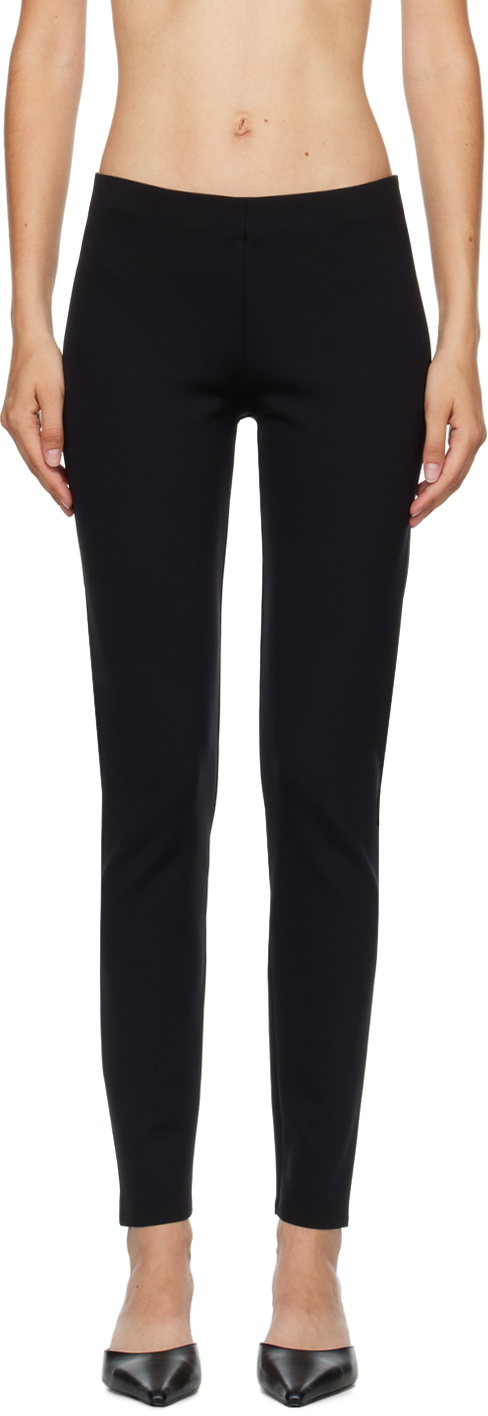The Row Black Woolworth Leggings