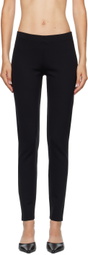 The Row Black Woolworth Leggings