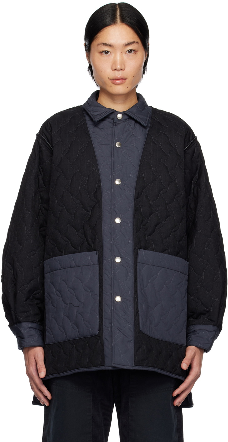 JieDa Black Quilted Puffer Down Jacket JieDa