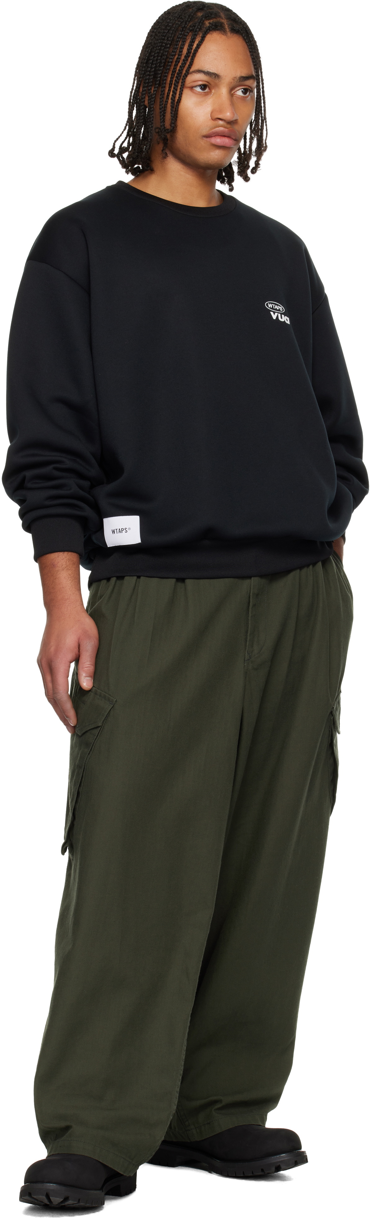 WTAPS Black Wound Sweatshirt