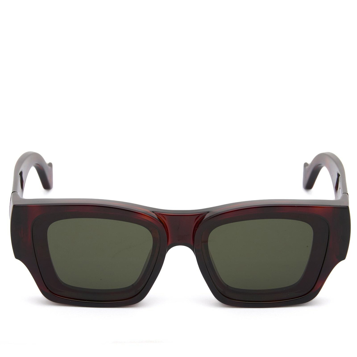 Loewe Eyewear Paula's Ibiza Wayfarer Sunglasses in Havana/Green 