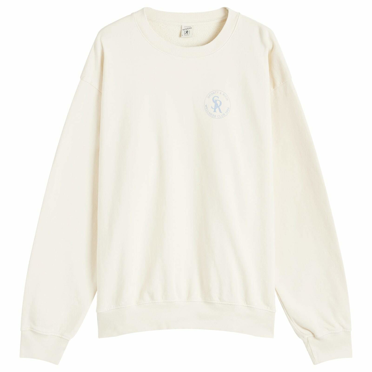 【人気！】Sporty & Rich Connecticut Crest スウェットシャツ Sporty & Rich Connecticut Crest logo-print Sweatshirt | Blue