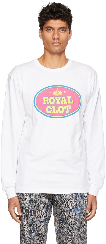 Photo: Clot White Royal Clot Long Sleeve T-Shirt