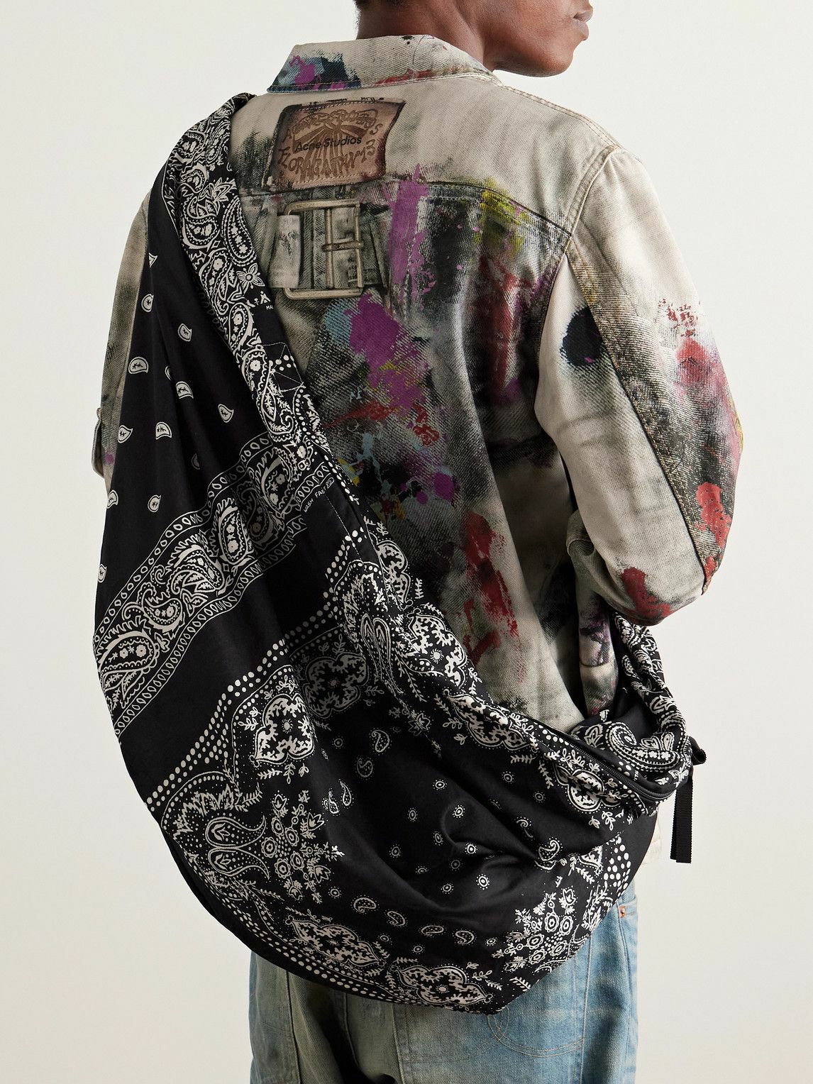 KAPITAL バンダナ柄 ガーゼ TRANSITスナフキンBAG m73201944838_1.jpg?1748995793