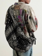KAPITAL - Transit Snufkin Rat Brand Bandana-Print Cotton Sling Bag