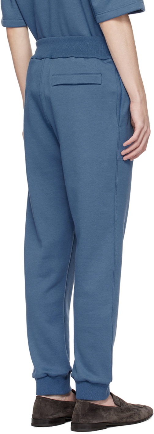ZEGNA Blue Drawstring Sweatpants