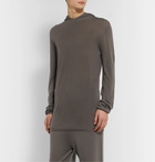 Rick Owens - Merino Wool Hoodie - Gray