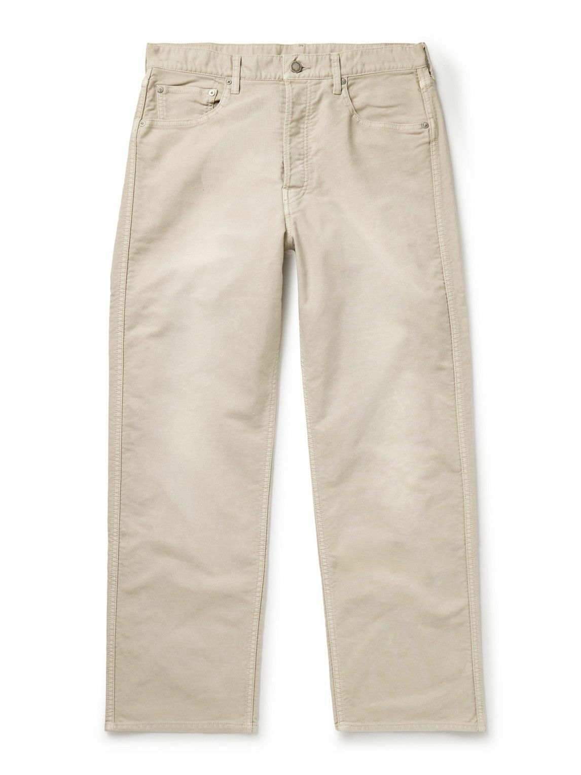 パンツ VISVIM 12ss FLUXUS CORDS PANTS KHAKI 2 Visvim Men's Fluxus 03 G Damaged Cord in Khaki Visvim