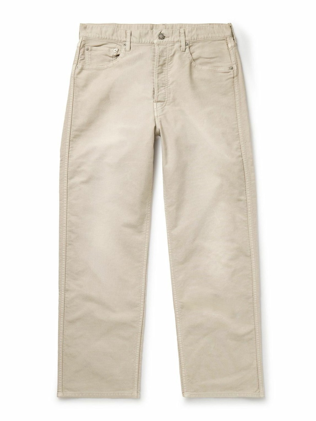 Photo: Visvim - Fluxus 01 Straight-Leg Cotton-Twill Trousers - Neutrals