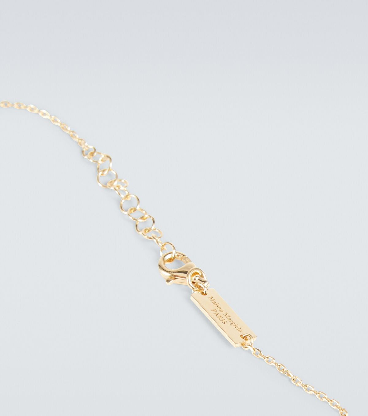 Maison Margiela - Logo ring silver necklace