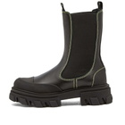 GANNI Women's Mid Chelsea Boot in Black
