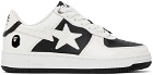 BAPE White & Black STA #6 Sneakers