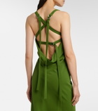 The Attico Asymmetric gown