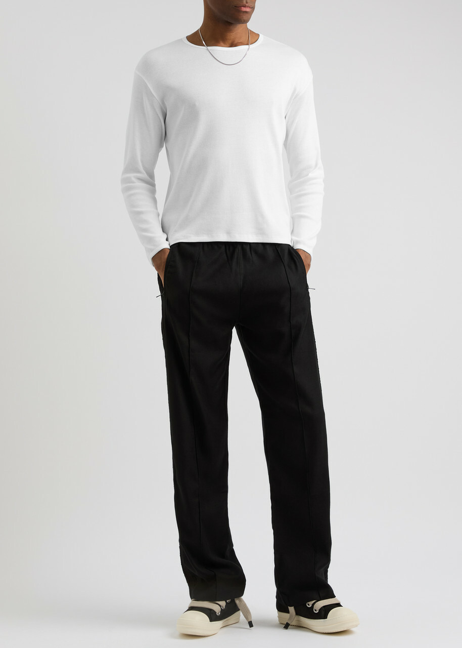 トップス Second Layer SECOND/LAYER Dias Cortas Second/Layer White Dias Cortes Long Sleeve T-Shirt Second/Layer