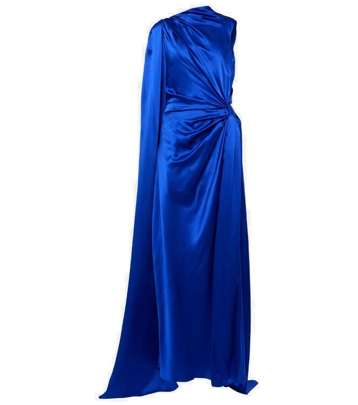 Photo: Roksanda Asymmetric draped silk gown