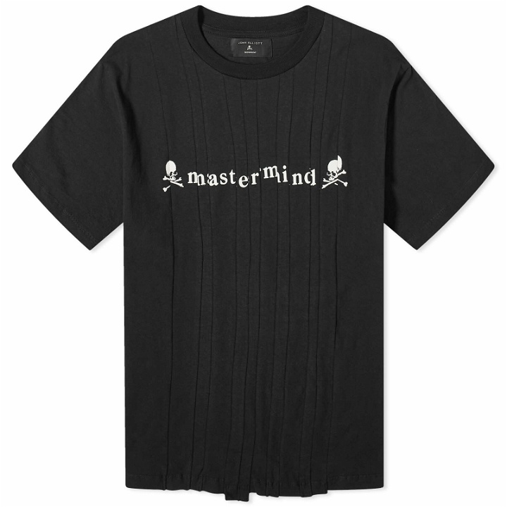 Photo: John Elliott Men's x MASTERMIND JAPAN Shredded T-Shirt in Black