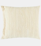 The House of Lyria Biplex wool and cotton-blend cushion