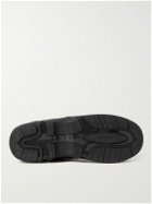 Raf Simons - Cylon 22 Quilted Nylon, Leather and Suede Boots - Black