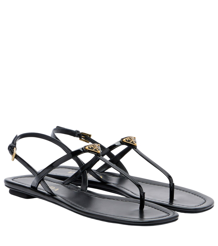 Photo: Prada Patent leather thong sandals
