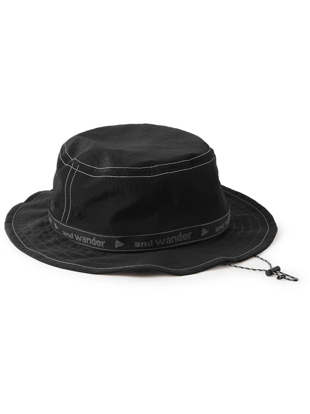 Photo: And Wander - JQ Tape Nylon-Ripstop Bucket Hat