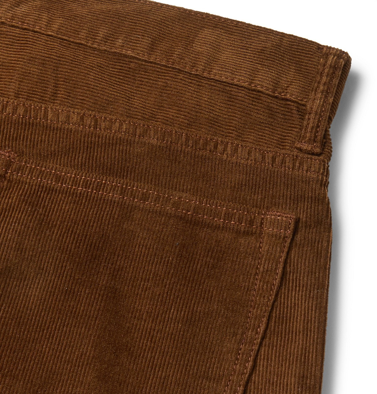 Brown Chocolate Cotton Corduroy Trouser - Junior's