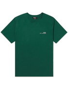 A.P.C. - Logo-Print Cotton-Jersey T-Shirt - Green