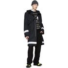 Junya Watanabe Black Layered Gore® Windstopper® Reflective Coat