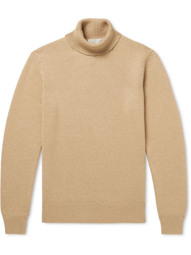 Photo: Gabriela Hearst - Charlet Cashmere Rollneck Sweater - Brown