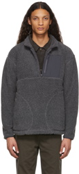 Satta Grey Half-Zip Ovo Fleece Jacket