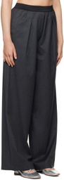Kika Vargas Gray Pleated Trousers