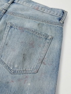 John Elliott - The Daze Straight-Leg Distressed Selvedge Jeans - Blue