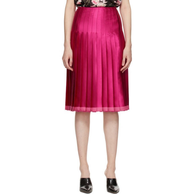 Photo: Commission Pink Pleated Scarf Skirt