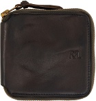 RRL Brown Zip Wallet