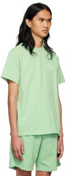 Sporty & Rich Green Cotton T-Shirt