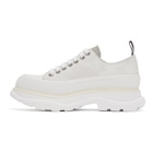 Alexander McQueen Off-White Suede Tread Slick Platform Sneakers