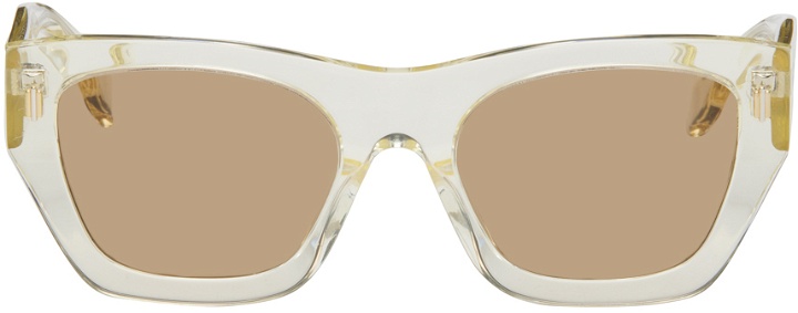 Photo: Fendi Yellow Roma Sunglasses